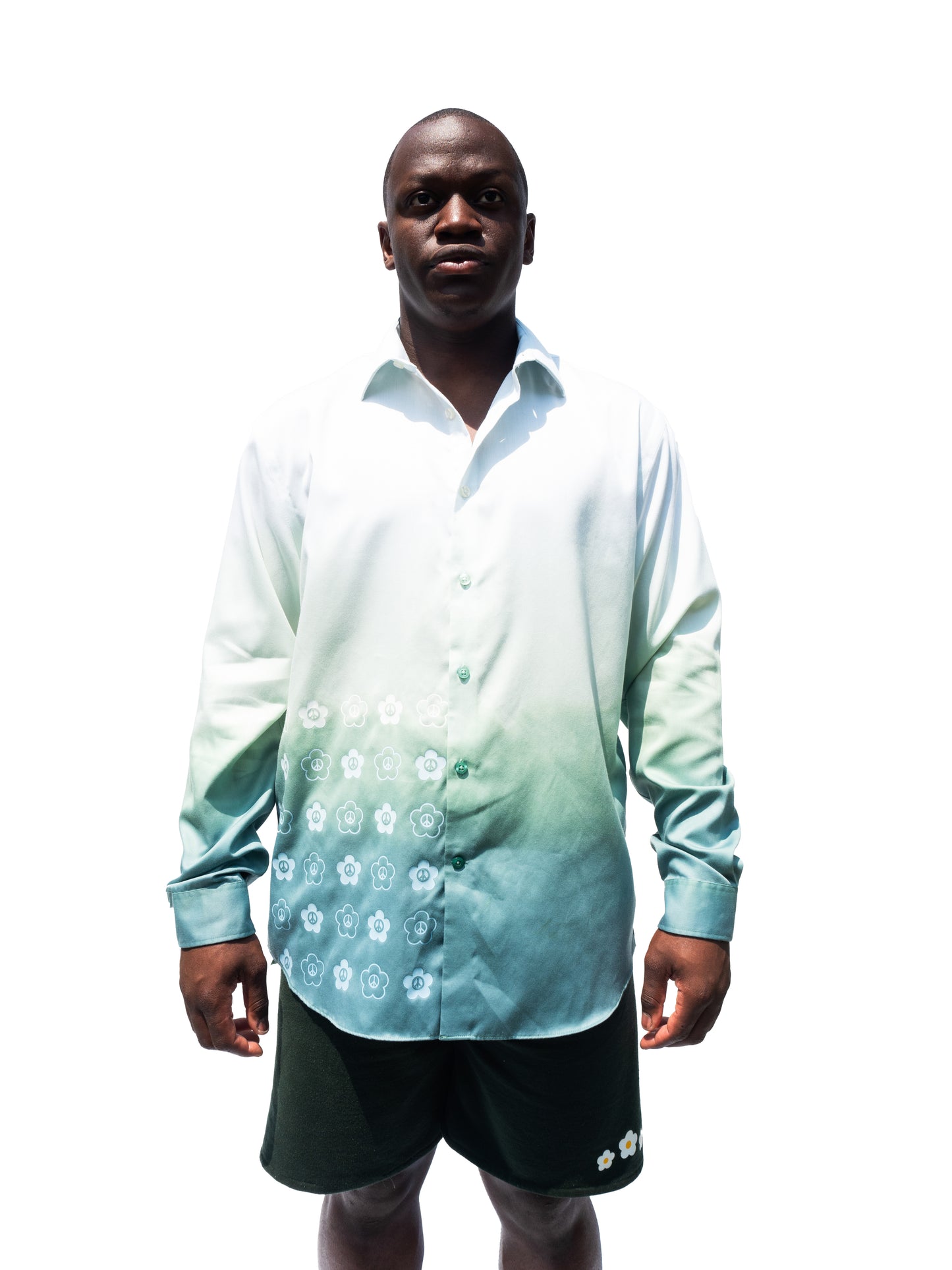 Grass-Stain Button Up