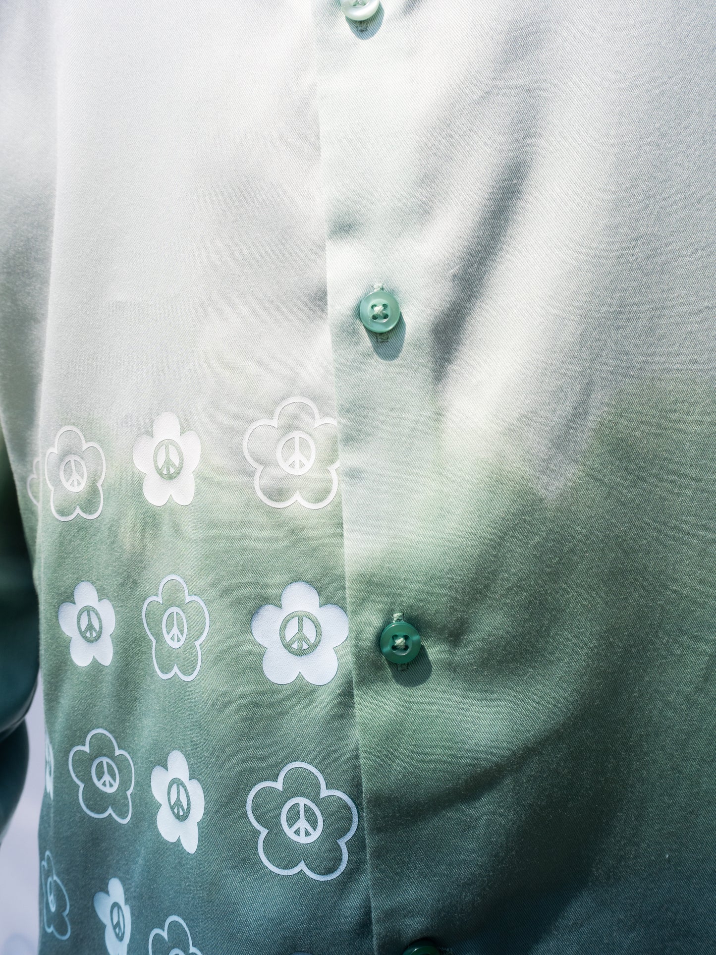 Grass-Stain Button Up